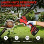 Teeno – Mini tronçonneuse à batterie 6 pouces – Image 2