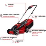 Einhell Tondeuse à gazon sans fil GE-CM 18/30 Li Kit Power X – Image 5