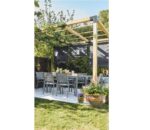 Pergola autoportée Lyna en bois traité 2.40 x 4 m – Image 2