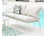 Salon de jardin en acier coloris blanc - 4 places places - antibes - ozalide – Image 5