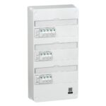 Tableau électrique pré-équipé et pré-câblé T3 au T5 - 3 rangées - 39 modules (18 inclus) Schneider Electric Resi9 XP