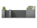 Portail Jardimat coulissant motorisé aluminium Alpes gris antique - 350 x h.160 cm – Image 2
