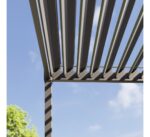 Pergola bioclimatique autoportante Tehuano acier gris Klikstrom 3 x 3 m – Image 8