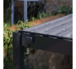 Pergola bioclimatique autoportante Tehuano acier gris Klikstrom 3 x 3 m – Image 4