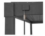 Pergola bioclimatique autoportante Tehuano acier gris Klikstrom 3 x 3 m – Image 16