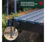 Pergola bioclimatique autoportante Tehuano acier gris Klikstrom 3 x 3 m – Image 13