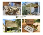 Pergola bois - 10m x 4m - adossée - sens profondeur - livraison comprise – Image 2